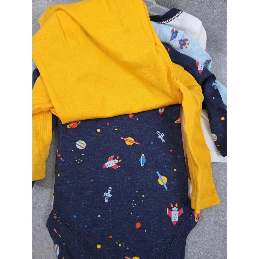 Bundles Baby Place 0-3 Newborn Set‎ Baby One Piece Spaceship Rocket Planets NEW